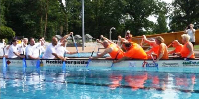Drachenboot-Cup im Torgelower Heidebad