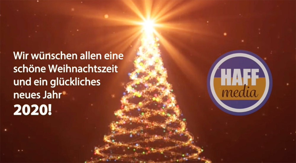 Das Team von HAFF media wünscht: Frohe Weihnachten!