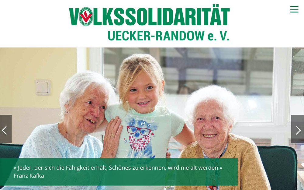 Volkssolidarität präsentiert sich mit neuer moderner Homepage