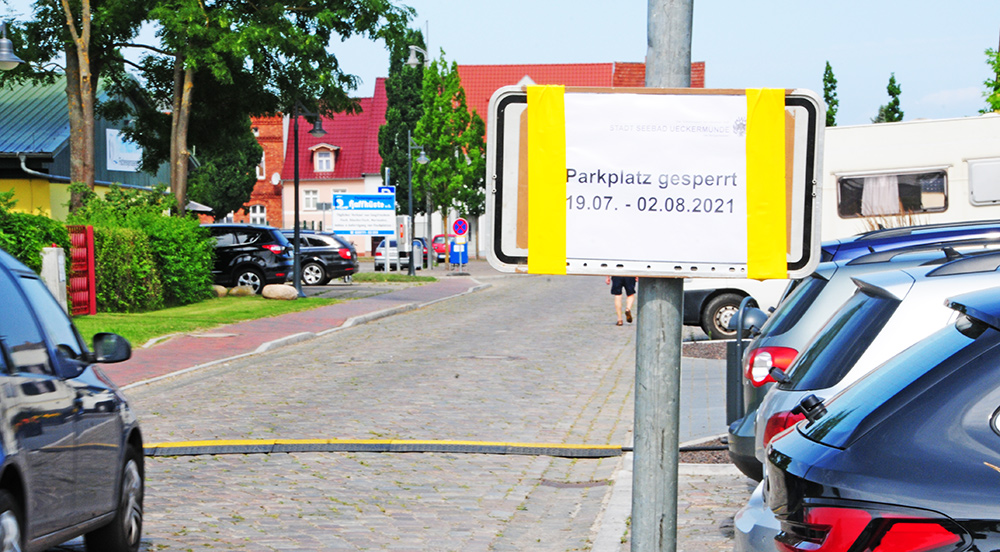 Ueckermünde: Straßen wegen Veranstaltungen voll gesperrt