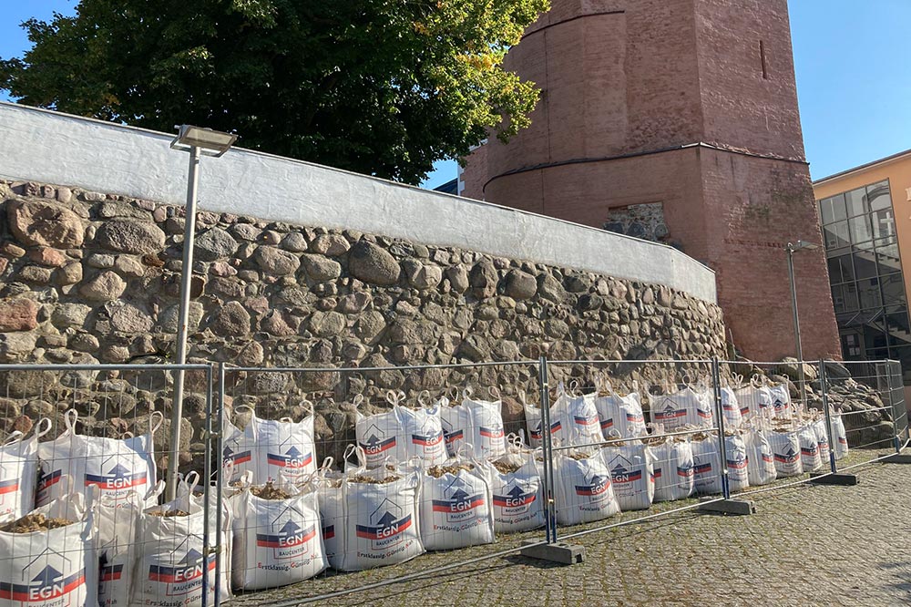 Ueckermünder Schlossmauer weist erhebliche Mängel auf