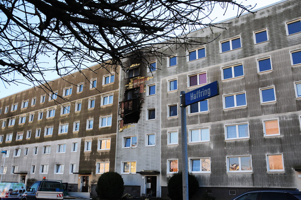 Explosion in Ueckermünde: 8 Wohnungen im Haffring unbewohnbar