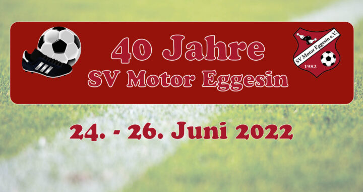 Ran an den Ball: Der SV Motor Eggesin feiert seinen 40. Geburtstag