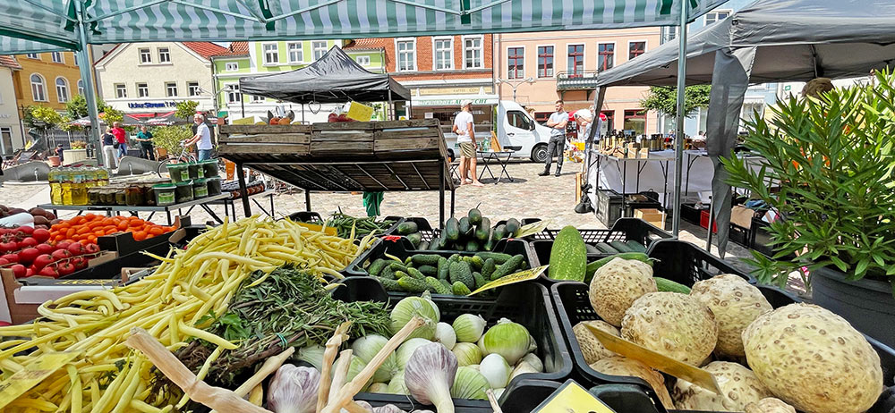 Ueckermünde: Frischemarkt am Hafftage-Wochenende