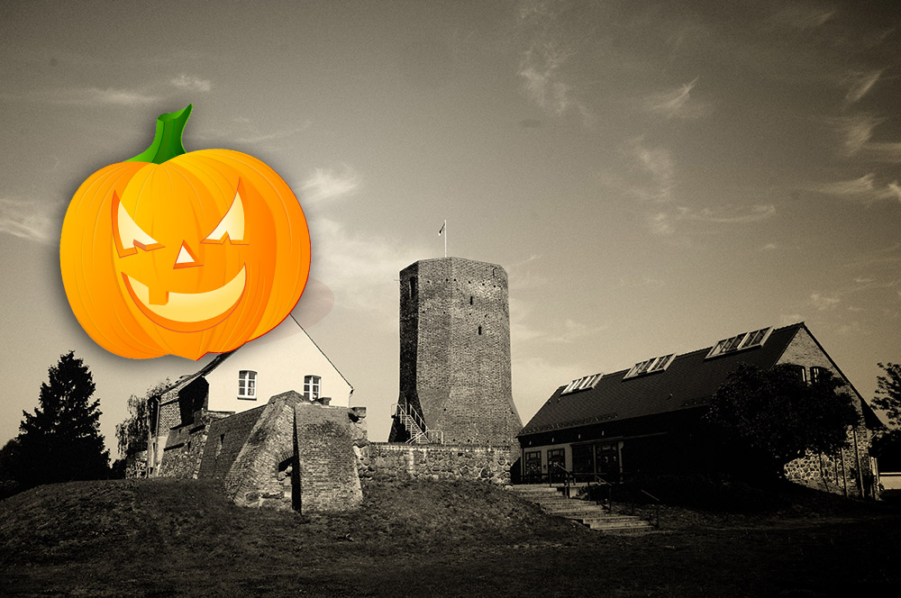 Halloween auf der Löcknitzer Burg: Zum Gruseln schön