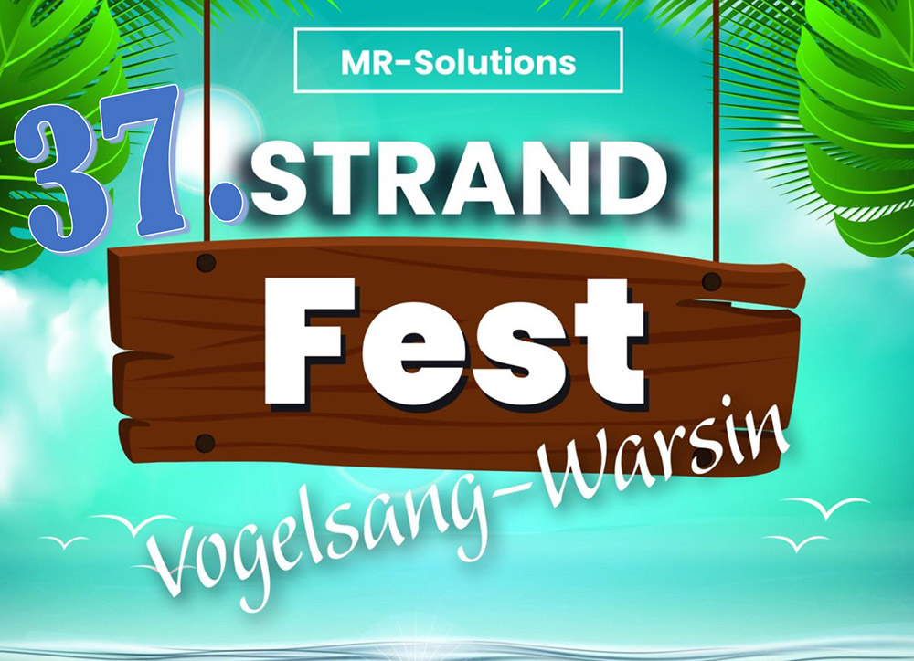 Auf zum Strandfest nach Vogelsang-Warsin!