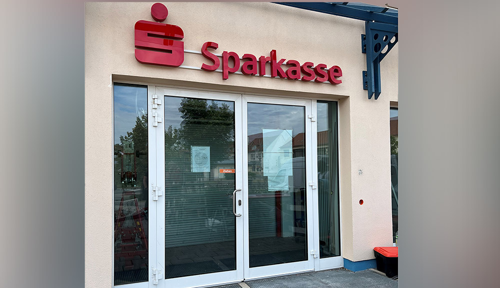 Sparkasse in Strasburg zieht um