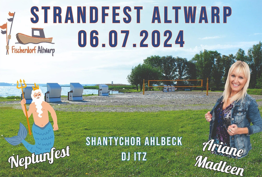 Strandfest in Altwarp am 6. Juli