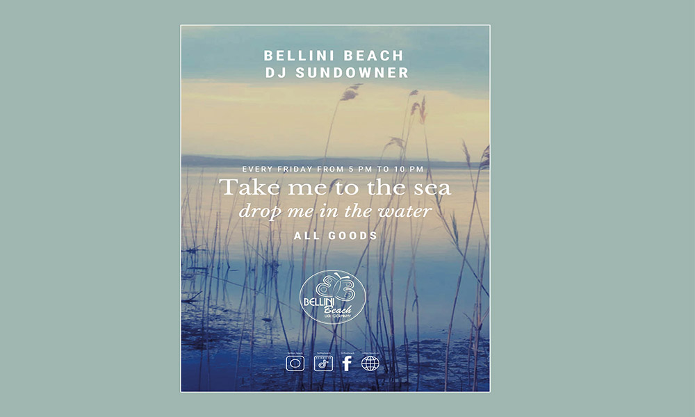 DJ Sundowner am Bellini Beach