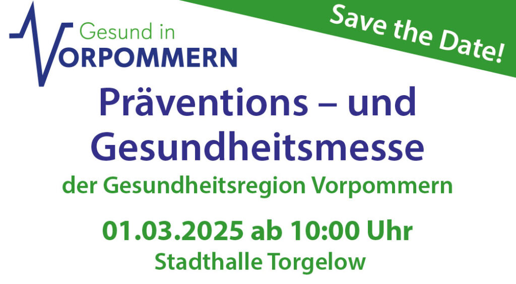 Präventions- und Gesundheitsmesse in Torgelow: Jetzt anmelden und dabei sein!