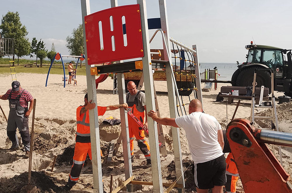 Noch mehr Spielfreude am Haffstrand