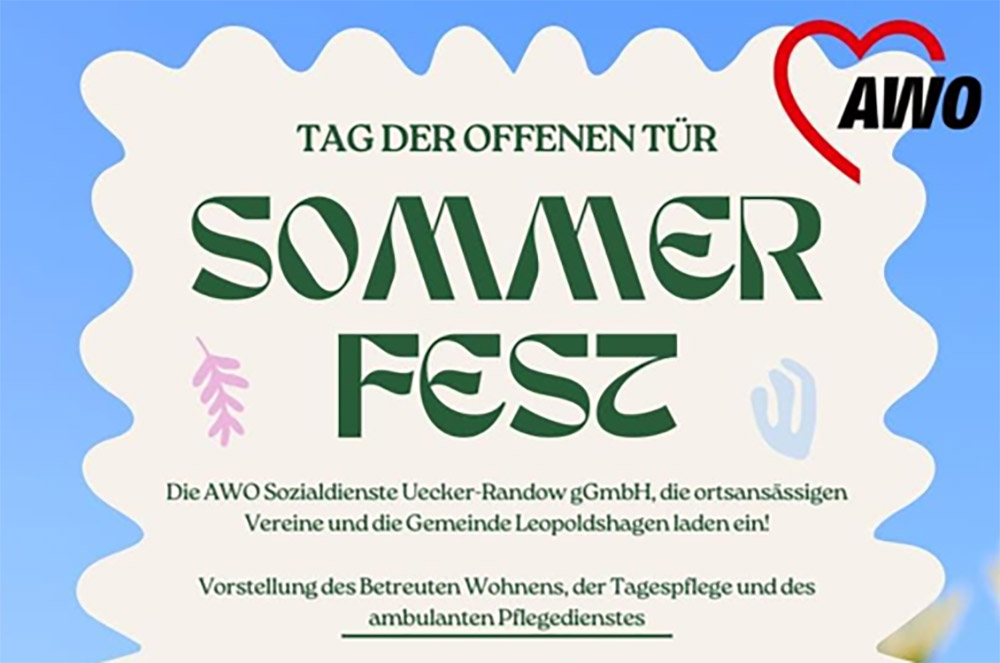 Sommerfest bei der AWO in Leopoldshagen
