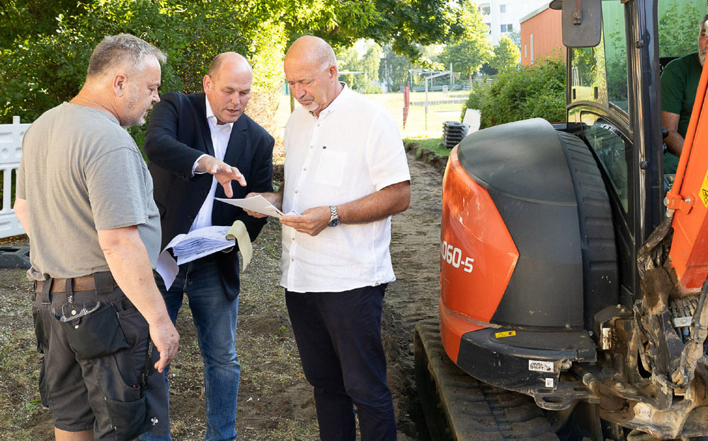 UWD baut Heiztrasse in Ueckermünde