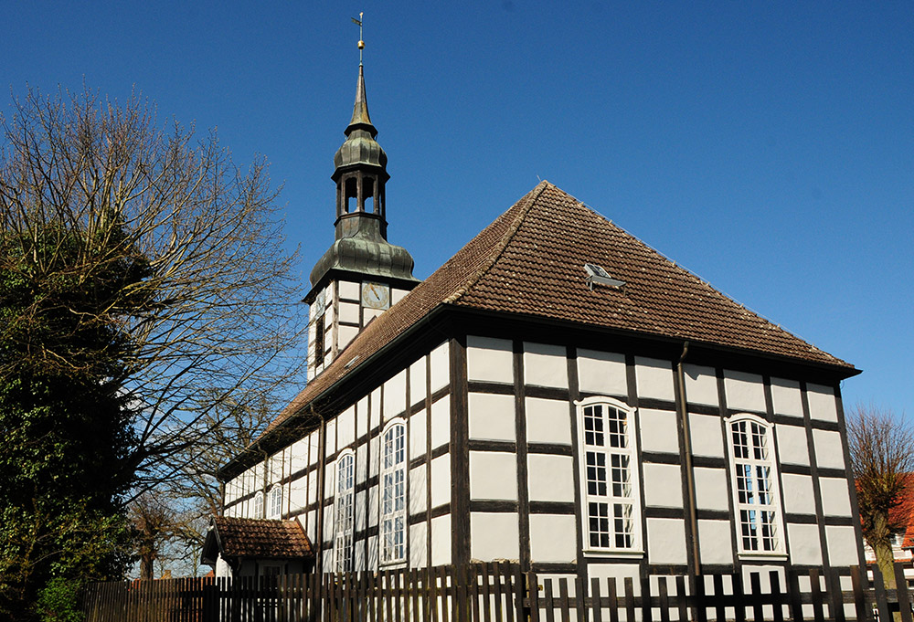 Einladung zur Einweihung der Fachwerkkirche in Ahlbeck