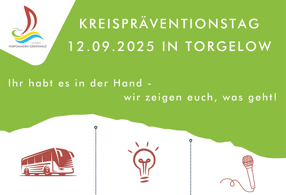 Kreispräventionstag am 12. September in Torgelow