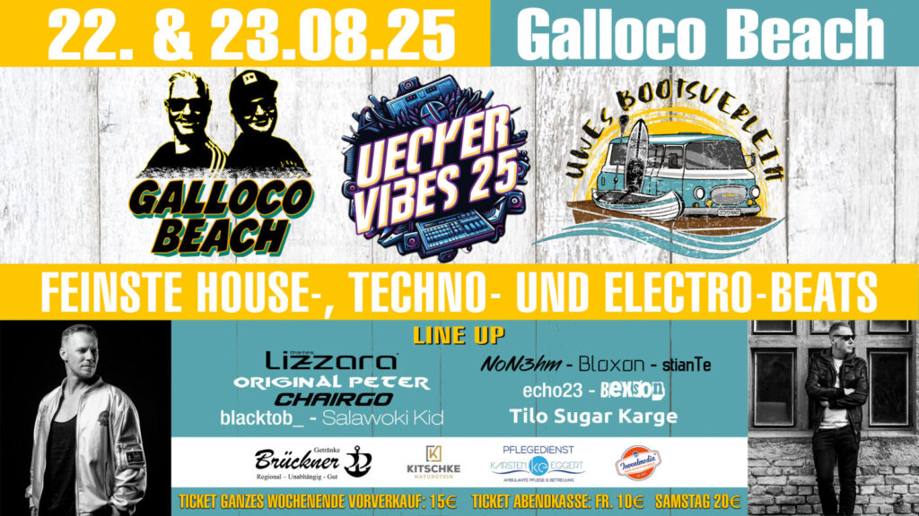 Elektronische Beats direkt am Wasser: „Uecker Vibes 2025“