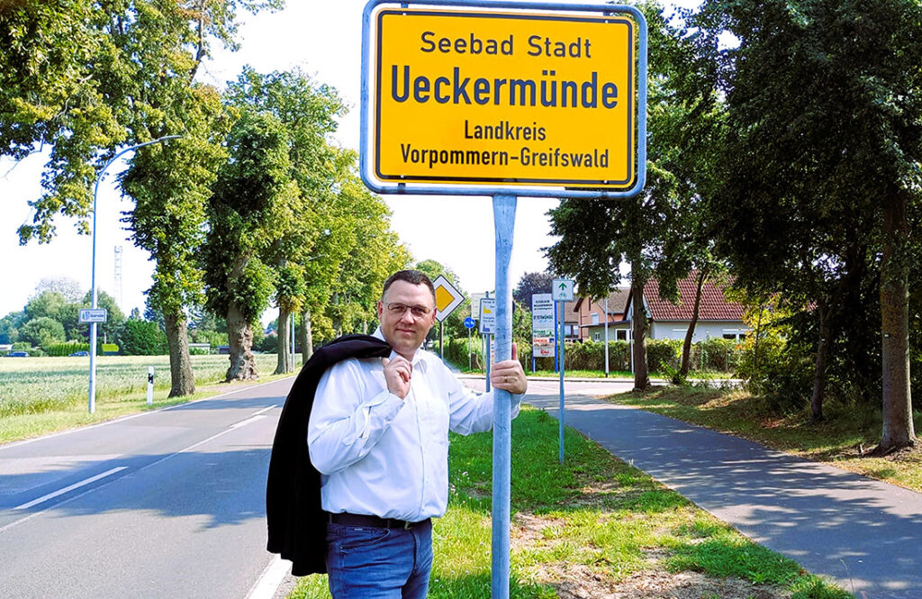 Erster Kandidat für Bürgermeisterwahl 2026: René Hafenstein tritt in Ueckermünde an