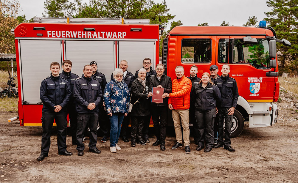Altwarp legt Grundstein für modernes Feuerwehrhaus – 750.000 Euro Förderung gesichert