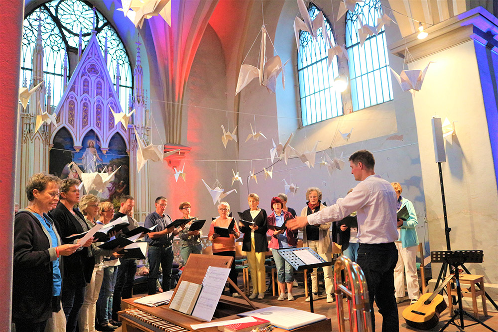 Chorsingen im neuen Jahr in der Kantorei Pasewalk mit Händels „Hallelujah“