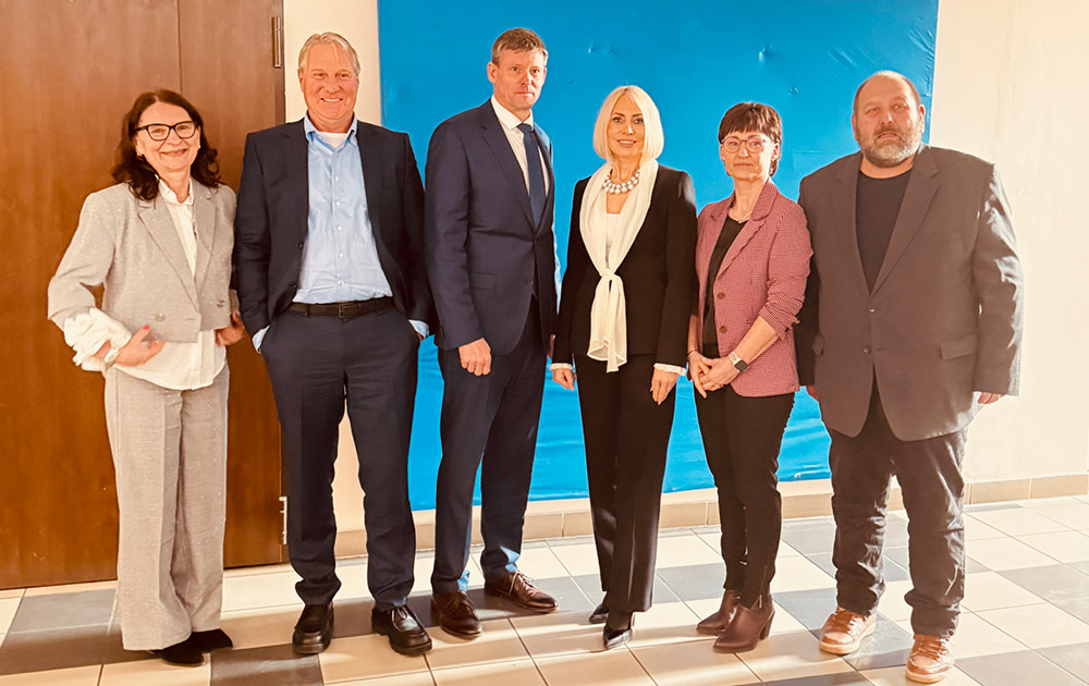 Stadt Ueckermünde beim Neujahrsempfang in Pyritz zu Gast