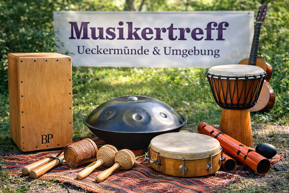 Neuer Musikertreff in Ueckermünde: Gemeinsam jammen – ganz ohne Druck