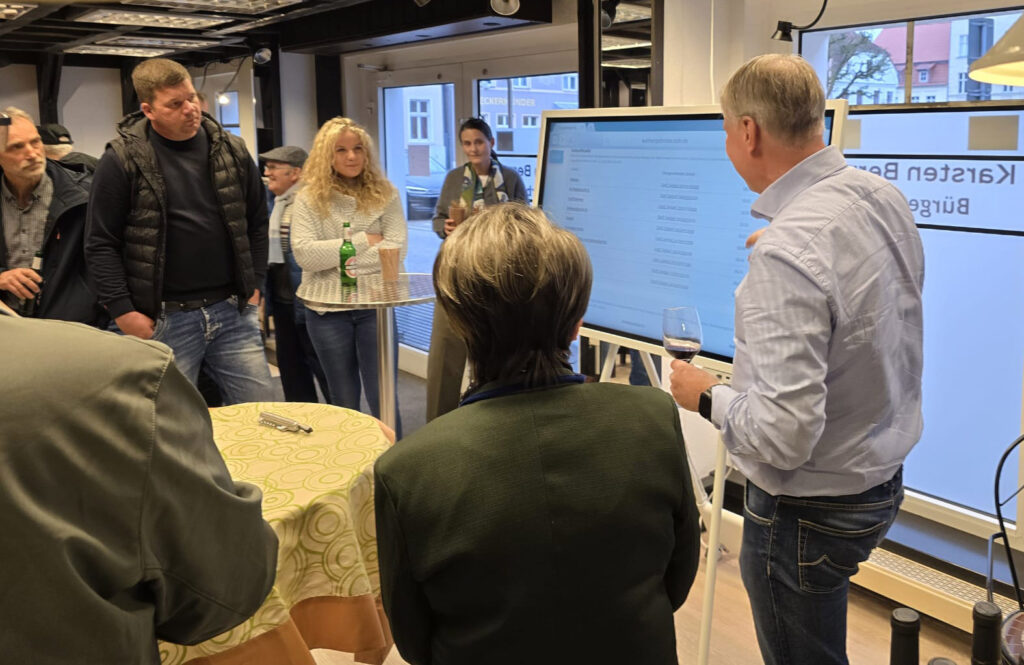 Karsten Berndt bedankt sich für Vertrauen im ersten Wahlgang