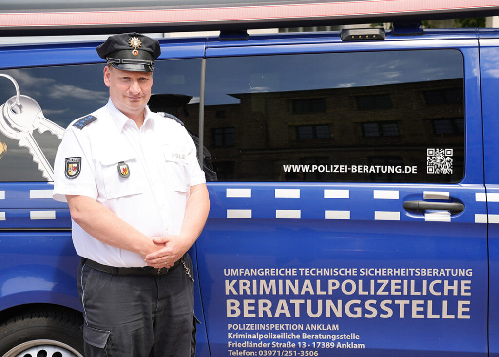 Kriminalpolizeiliche Beratung auf der Leistungsschau in Torgelow