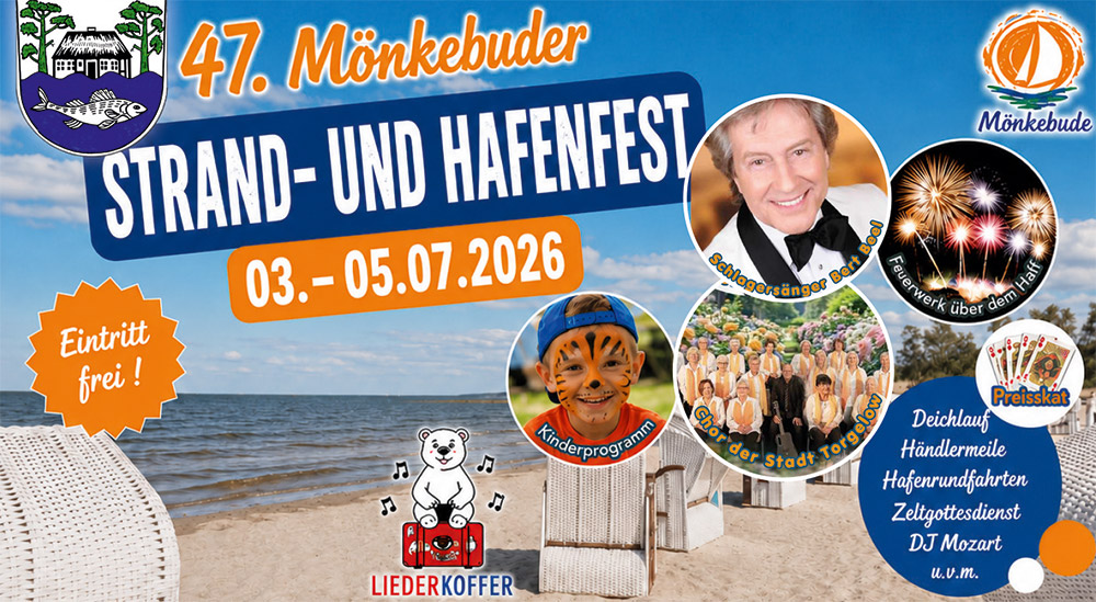 Mönkebude feiert drei Tage Strand- und Hafenfest