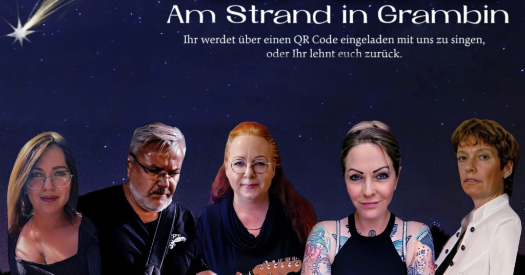 Sternschnuppen-Konzert am Strand von Grambin