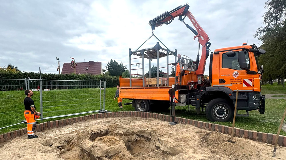 Ueckermünde: Neue Spielgeräte für den Spielplatz an der Belliner Straße